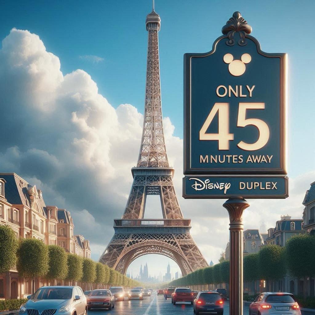 Duplex Disney Coupvray Exteriör bild
